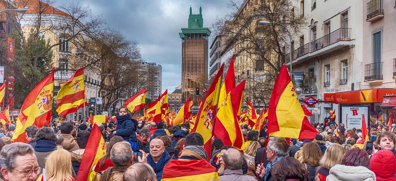 Manifestación en Madrid por la unidad de España en 2019
