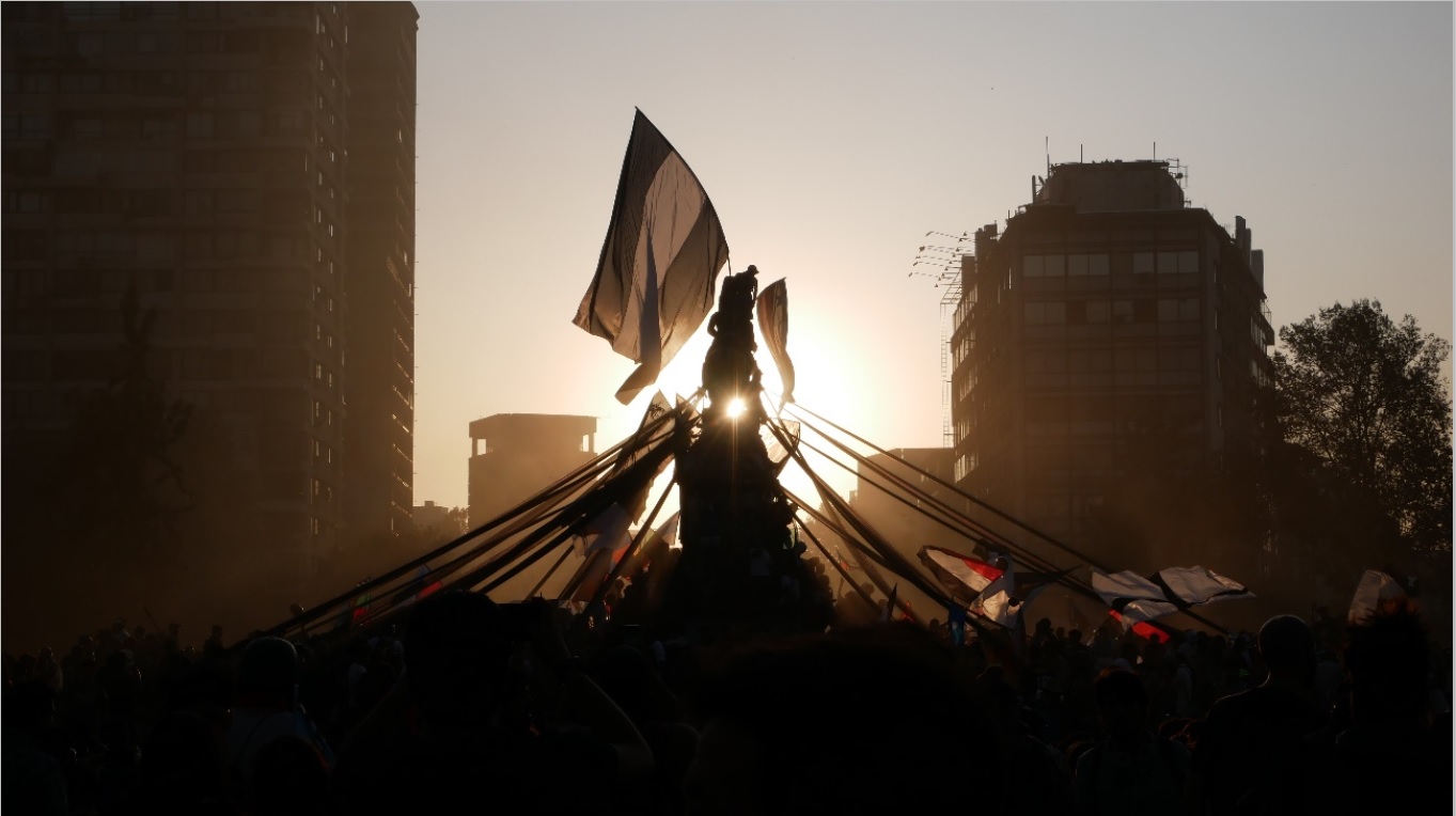 Protestas en Santiago de Chile, 31 de enero de 2020. Autora. Davinia Pérez