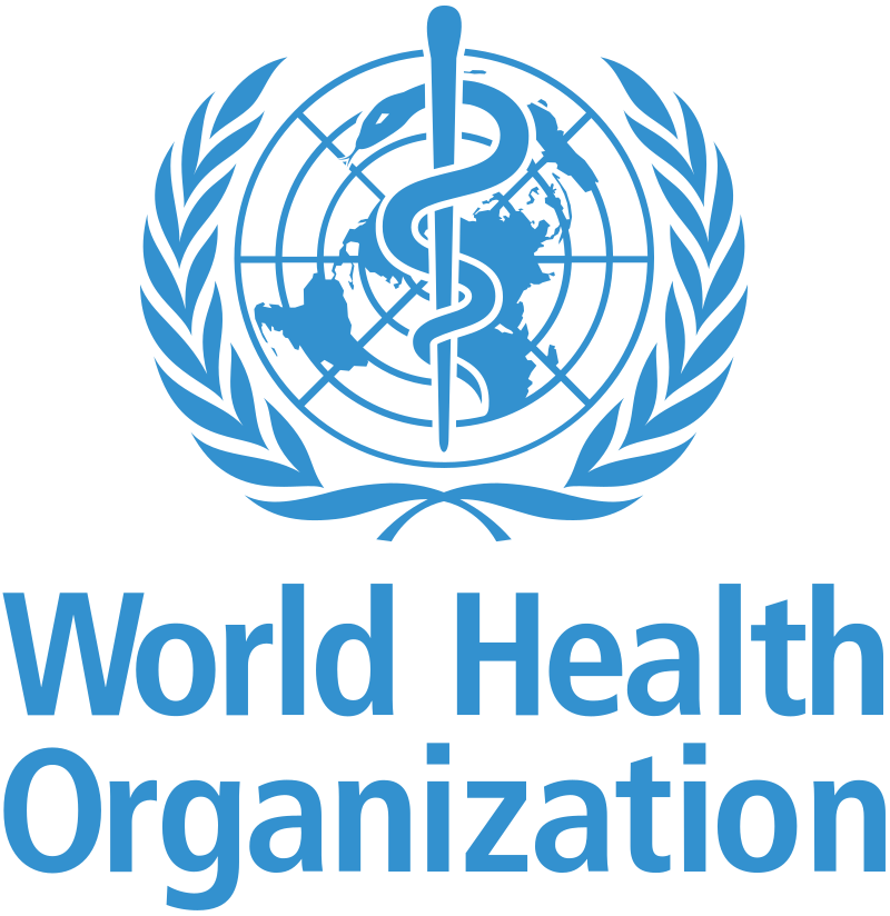 Logotipo: Organización mundial de la salud. Adrian Frutige. Dominio público