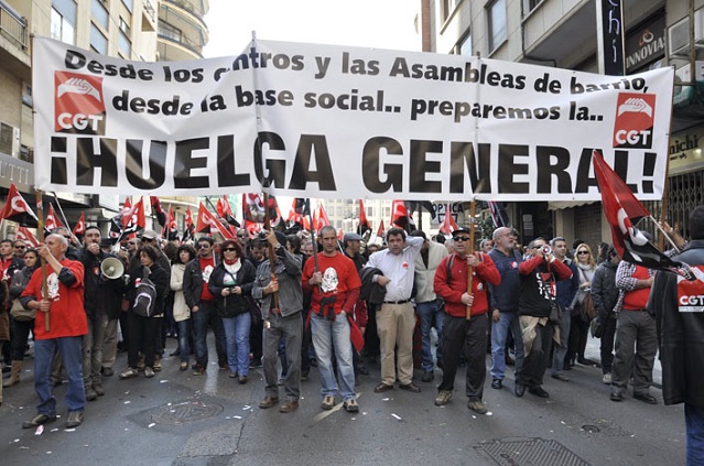 Huelga general en Valencia. Autor: Kikirikikis, 11/08/2013. Fuente: Wikimedia Commons (CC BY-SA 3.0.). elecciones