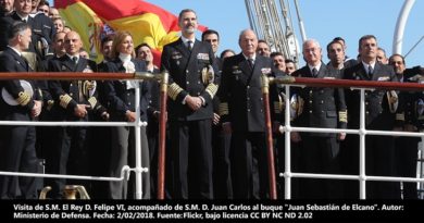 Foto destacada: Visita de S.M. El Rey D. Felipe VI, acompañado de S.M. D. Juan Carlos al buque "Juan Sebastián de Elcano". Autor: Ministerio de Defensa, 2/02/2018. Fuente: Flickr (CC BY NC ND 2.0.)