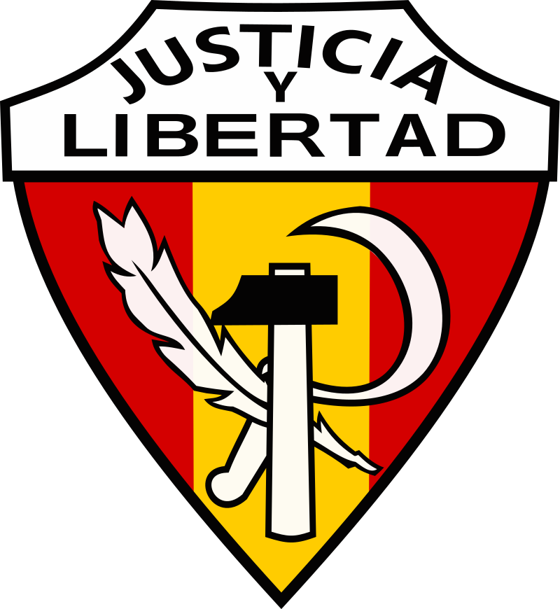 Emblema de los Carlistas  “Sindicatos Libres”. Autor: Dahn, 21/03/2019. Fuente: Wikimedia, licencia CC BY-SA 4.0