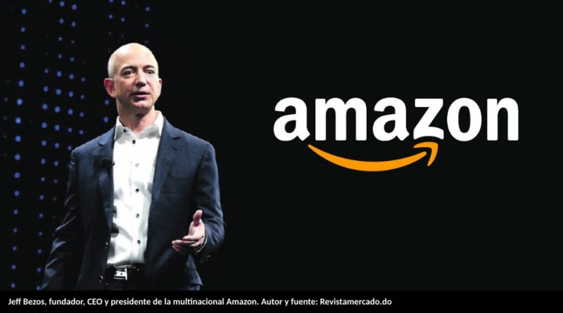 Jeff Bezos, fundador, CEO y presidente de la multinacional Amazon. Autor y fuente: Revistamercado.do