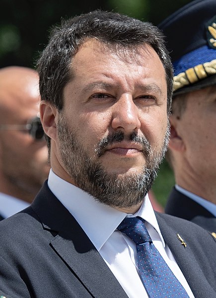 Matteo Salvini en 2019, referente de la extrema derecha europea. Autor: Elizabeth Fraser (U.S Army), 17/06/2019, 10:34:22. Fuente: Flickr