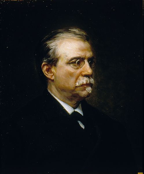 Retrato del político Antonio Cánovas del Castillo. Autor: Ricardo de Madrazo, 1896.
Fuente: Wikimedia Commons.