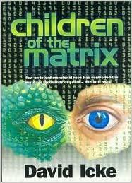 Portada del libro “Los Hijos de Matrix”. Autor: David Icke.  Fuente: Amazon.