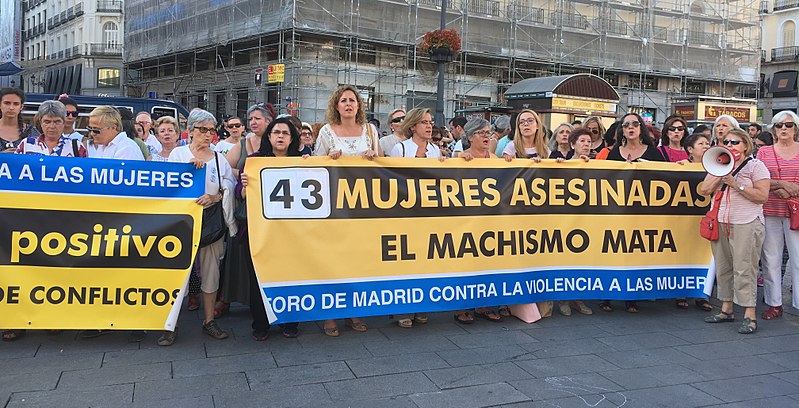 Manifestación del Foro de Madrid contra la Violencia a las Mujeres. Autora: Montserrat Boix, 25/07/2017. Fuente: Wikimedia Commons (CC BY-SA 4.0.)