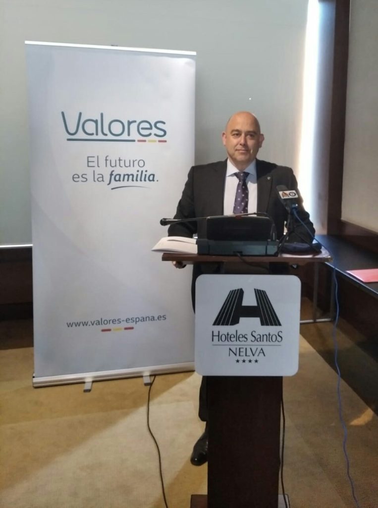 Presentación de “Valores”, una de las escisiones de Vox, con su presidente Alfonso Galdón. Autor: captura de pantalla realizada el 22/12/2020 a las 06:37. Fuente: Twitter (@valores_espana).