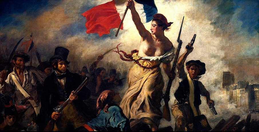 La Libertad guiando al pueblo, Eugène Delacroix (1830)