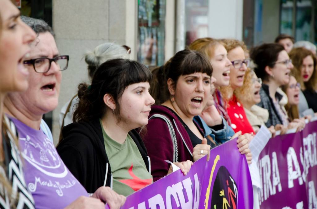 Manifestación feminista. Autor: Galiza Contrainfo, 20/06/2018. Fuente: Flickr (CC BY-NC-SA 2.0.) feminismo