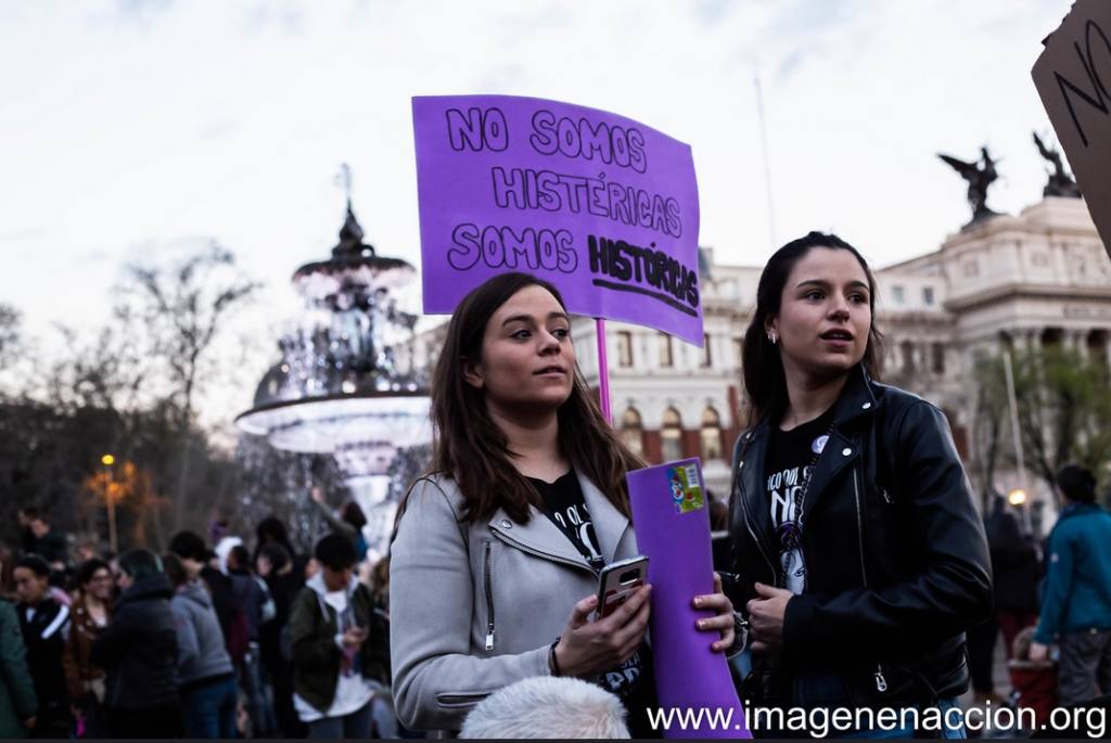 Manifestación del 8M del feminismo. Autor: Imagen en Acción, 12/03/2019. Fuente: Flickr (CC BY-NC-ND 2.0.)