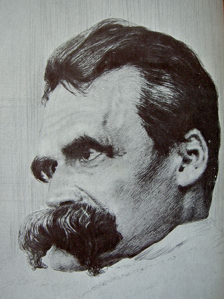 Retrato de Friedrich Nietzsche por Hans Olde en 1899.