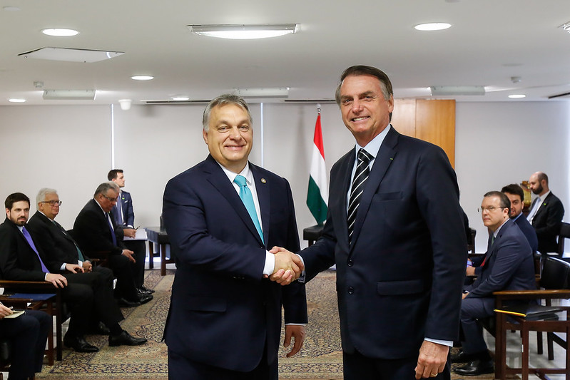 Audiencia de Viktor Orbán con Jair Bolsonaro. Autor: Marcos Correa/PR, 02/01/2019.  Fuente: Flickr (CC BY-NC-SA 2.0).