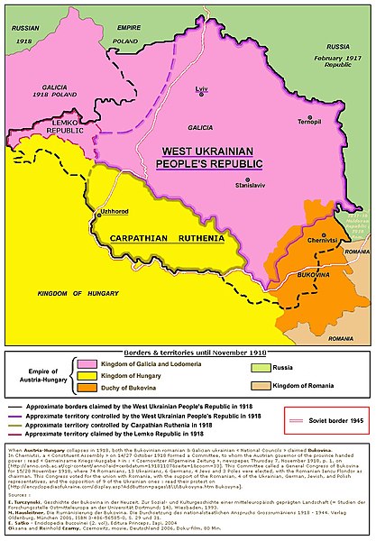 Territorios de Ucrania antes de la Gran Guerra. Autor: Spiridon Ion Cepleanu, 27/03/2012. Fuente: Wikimedia Commons (CC BY-SA 4.0)