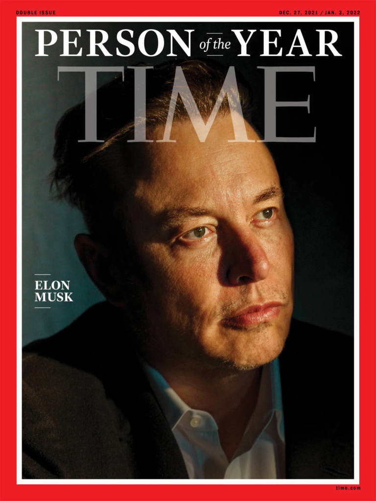 Portada de The Time sobre Elon Musk